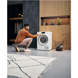 Miele, 9 kg, depth 64.3 cm - Clothes Dryer Item - TWV780WP