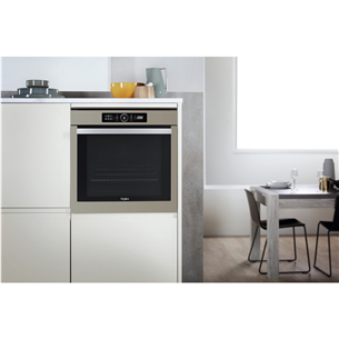 Whirlpool, 73 л, серебристый - Интегрируемый духовой шкаф Товар - AKZM8480S