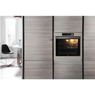 Whirlpool, 73 л, серебристый - Интегрируемый духовой шкаф Товар - AKZM8480S