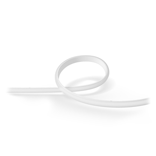 Philips Hue White and Color Ambiance Gradient Lightstrip Extension, 1 m, white - Smart Lightstrip Extension Item - 929002995001