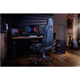 Žaidimų kėdė Razer Enki, Žalia/Juoda Prekė - RZ38-03720100-R3G1