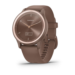 Garmin vivomove Sport, black walnut - Hybrid smartwatch Item - 010-02566-02 010-02566-02