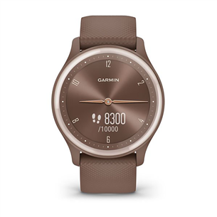 Garmin vivomove Sport, black walnut - Hybrid smartwatch Item - 010-02566-02