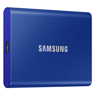 Samsung T7, 2 ТБ, USB 3.2, синий - Внешний накопитель SSD MU-PC2T0H/WW