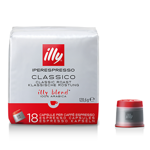 Illy Espresso, 18 portions - Coffee capsules Item - ILLY7990 ILLY7990
