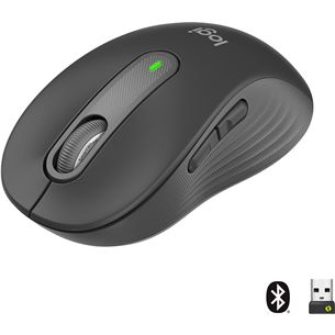 Logitech Signature M650 L, silent, black - Wireless Optical Mouse Item - 910-006236 910-006236