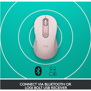 Logitech Signature M650, silent, pink - Wireless Optical Mouse Item - 910-006254