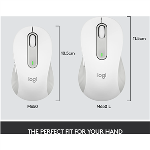 Logitech Signature M650, silent, white - Wireless Optical Mouse Item - 910-006255