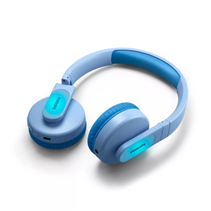 Vaikiškos ausinės Philips Prekė - TAK4206BL/00, Belaidės, Mėlynos