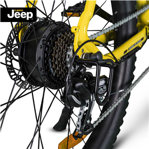 Jeep Mountain E-Bike MHR 7000, 27,5'', желтый - Электровелосипед Товар - JE-MX27.5+-YK48