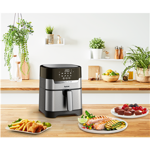 Tefal Easy Fry & Grill, 1400 W, stainless steel/black - AirFryer Item - EY505D15