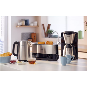 Philips Viva Collection, 950 W, black/silver - Toaster Item - HD2692/90