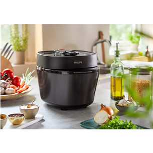 Philips All-in-One Cooker, 5 L, 1000 W, black - Pressure cooker Item - HD2151/40
