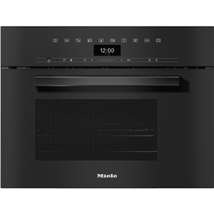 Miele, 40 L, black - Built-in Microwave-Steam Oven Item - DGM7440OBSW DGM7440OBSW