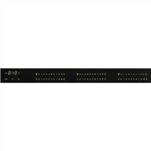 Miele, 3 PowerFlex cooking areas, width 80 cm, frameless, black - Built-in Induction Hob Item - KM7575FL