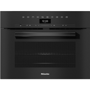 Miele, с функцией микроволн, 43 л, черный - Интегрируемый компактный духовой шкаф Товар - H7440BMOBSW H7440BMOBSW