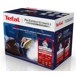 Tefal Pro Express Ultimate II, 3000 W, purple/white - Ironing System Item - GV9721E0