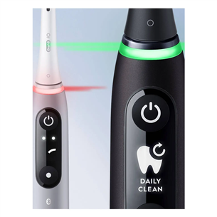 Elektrinis dantų šepetėlis Braun Oral-B iO6 Duo, 2 vnt, Black/Pink Prekė - IO6DUOPB