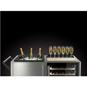 Dometic MoBar 550, 39 bottles, height 98 cm, black/inox - Outdoor Mobile Bar Item - MOBAR550