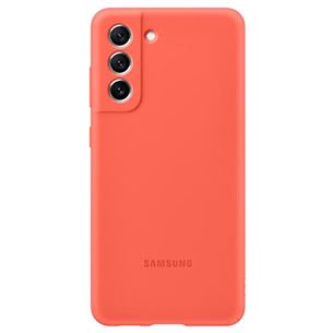 Samsung Galaxy S21 FE, коралловый - Чехол для смартфона EF-PG990TPEGWW