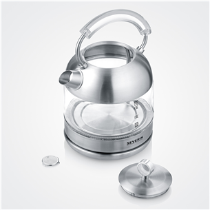Severin retro, 2400 W, 1.7 L, clear/silver - Kettle Item - WK3459