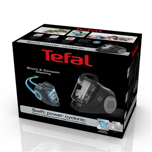 Tefal, 750 Вт, без мешка, черный - Пылесос Товар - TW2925