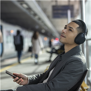 Sony WH-1000XM5, juodos - Belaidės ausinės Prekė - WH1000XM5B.CE7