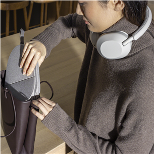 Sony WH-1000XM5, бежевый - Полноразмерные беспроводные наушники Товар - WH1000XM5S.CE7