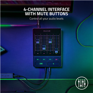 Razer Audio Mixer, black - Mixer interface Item - RZ19-03860100-R3M1
