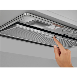 AEG, 330 m³/h, width 52 cm, grey - Built-in Cooker Hood Item - DGB3523S