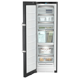 Liebherr, NoFrost, 278 L, height 186 cm, dark gray - Freezer Item - SFNBSD529I-20