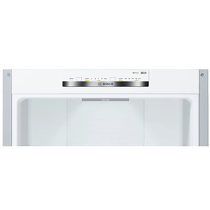 Bosch, NoFrost, 368 л, высота 203 см, нерж. сталь - Холодильник Товар - KGN39VLEB