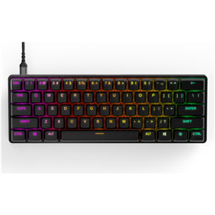 Klaviatūra Steelseries Apex Pro Mini, US, black Prekė - 64820 64820