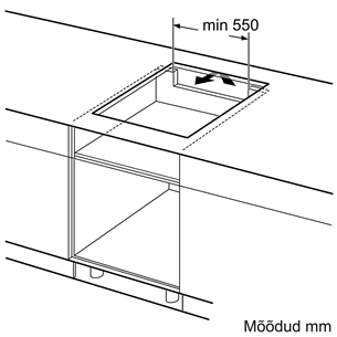 Bosch Serie 4, width 59.2 cm, frameless, black - Built-in Induction Hob Item - PUJ611BB5E