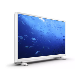 Philips, 24", HD, LED LCD, feet stand, white - TV Item - 24PHS5537/12