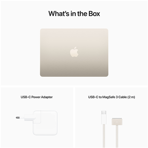 Apple MacBook Air 13" (2022), M2 8C/8C, 8 GB, 256 GB, RUS, starlight - Notebook Item - MLY13RU/A