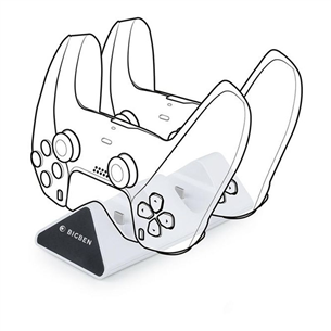 Nacon PS5 USB Dual Charging station V2, white - Charging dock Item - 3665962006414