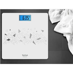 Tefal Classic, up to 160 kg, white - Bathroom Scale