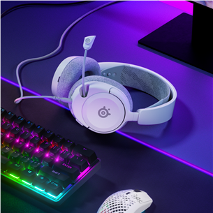 Ausinės Steelseries Arctis Nova 1, white Prekė - 61607