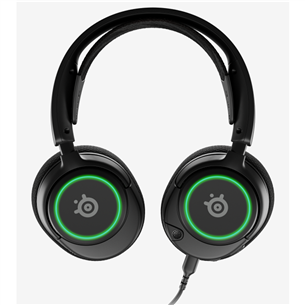 Ausinės Steelseries Arctis Nova 3, black Prekė - 61631