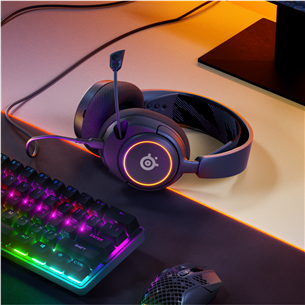 Ausinės Steelseries Arctis Nova 3, black Prekė - 61631
