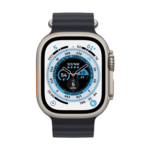 Apple Watch 49mm, Ocean Band Extension, midnight - Replacement band extension Item - MQEF3ZM/A