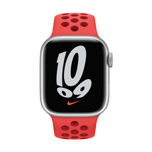 Apple Watch 41 мм, Nike Sport Band, красный - Сменный ремешок Товар - MPGW3ZM/A