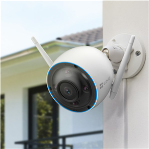 EZVIZ H3, 3K, 5 МП, WiFi, обнаружение людей и автомобилей, ночной режим, белый - WiFi-камера Товар - CS-H3