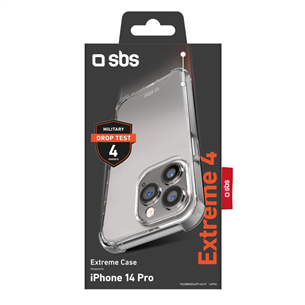 SBS Extreme 4, Iphone 14 Pro, прозрачный - Силиконовый чехол Товар - TEUNBKEX4IP1461P