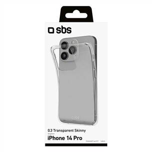 SBS Skinny cover, iPhone 14 Pro, прозрачный - Силиконовый чехол Товар - TESKINIP1461PT