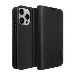 Dėklas LAUT PRESTIGE FOLIO, iPhone 14 Pro, black Prekė - L-IP22B-PRE-BK L-IP22B-PRE-BK