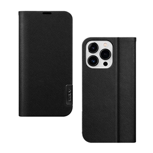 Dėklas LAUT PRESTIGE FOLIO, iPhone 14 Pro Max, black Prekė - L-IP22D-PRE-BK