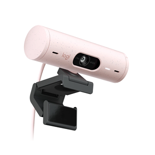 Web kamera Logitech Brio 500, Rose Prekė - 960-001421