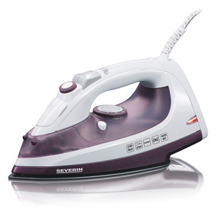 Severin, 2500 Вт, белый/фиолетовый - Паровой утюг Товар - BA3210 BA3210